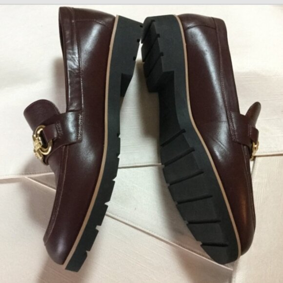 Kate Spade Women Size 9 M Kolby Loafers Shoes Slip-ons Dark Brown Leather NWOT - Picture 3 of 8